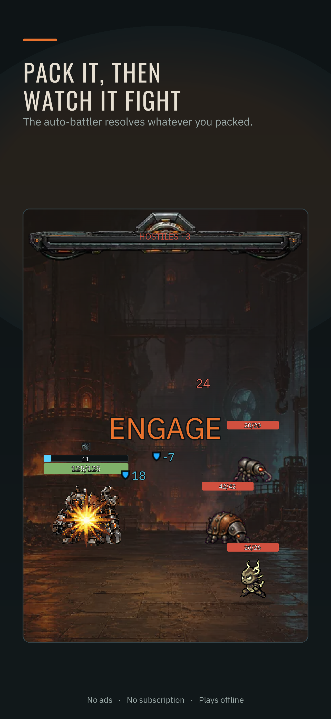 A fight in the foundry arena